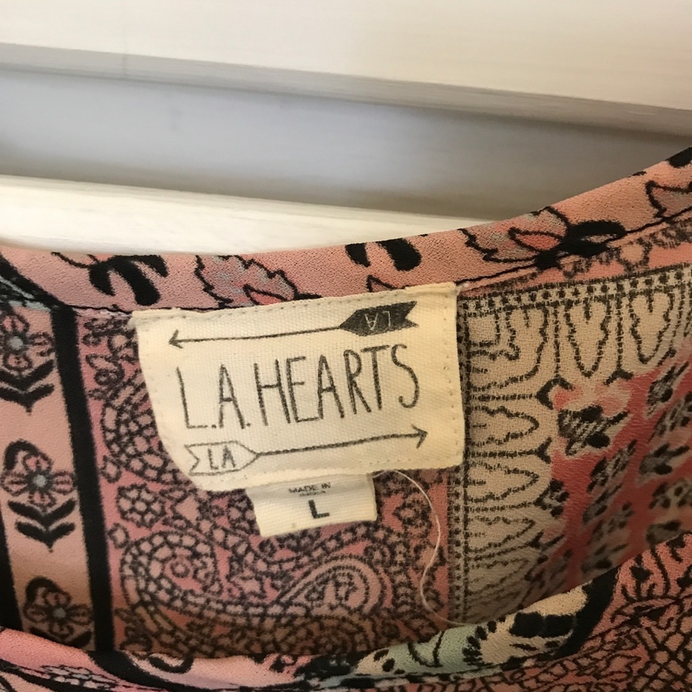 Patterned tank top L.A Hearts